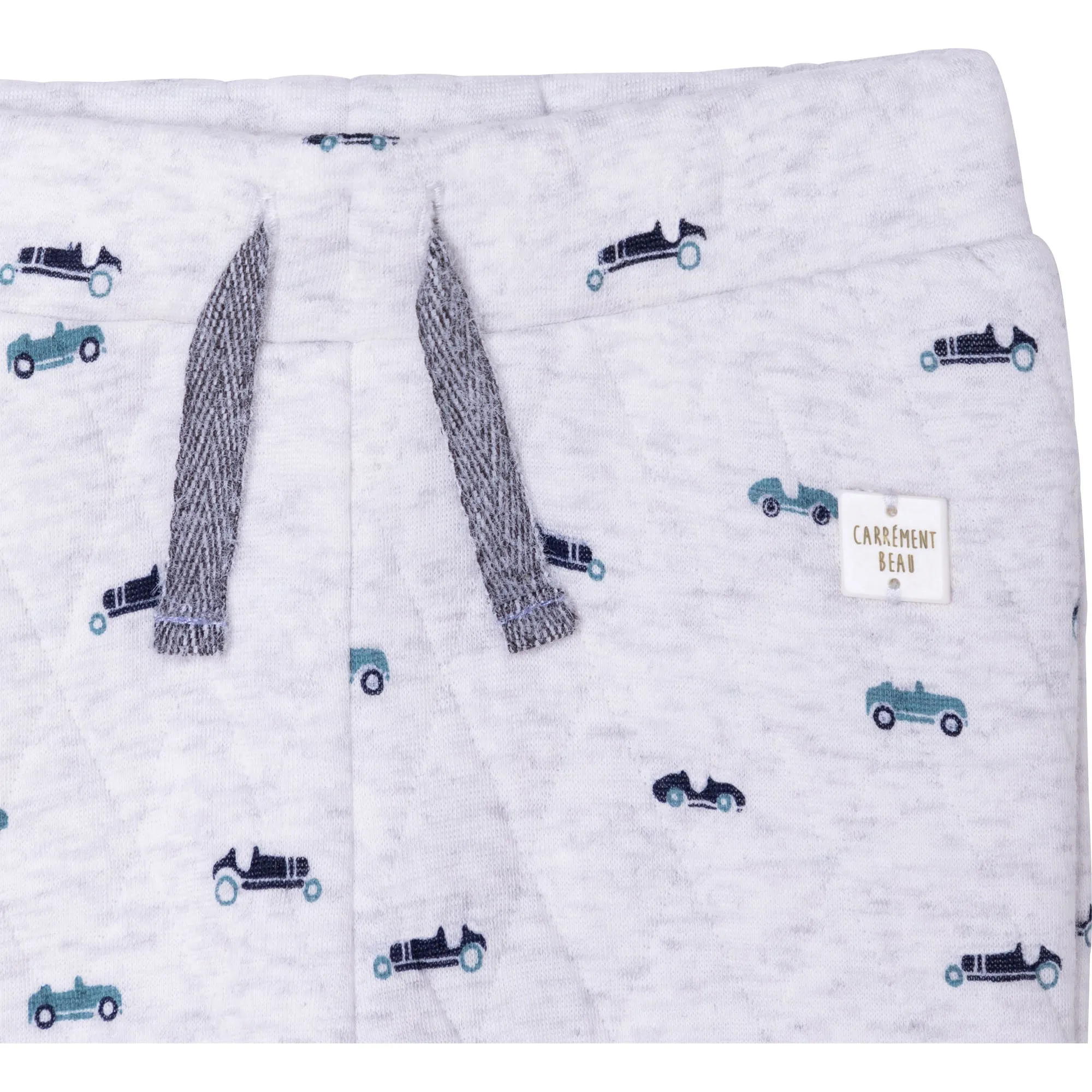 Carrément Beau T-Shirt And Pant Set Grey White