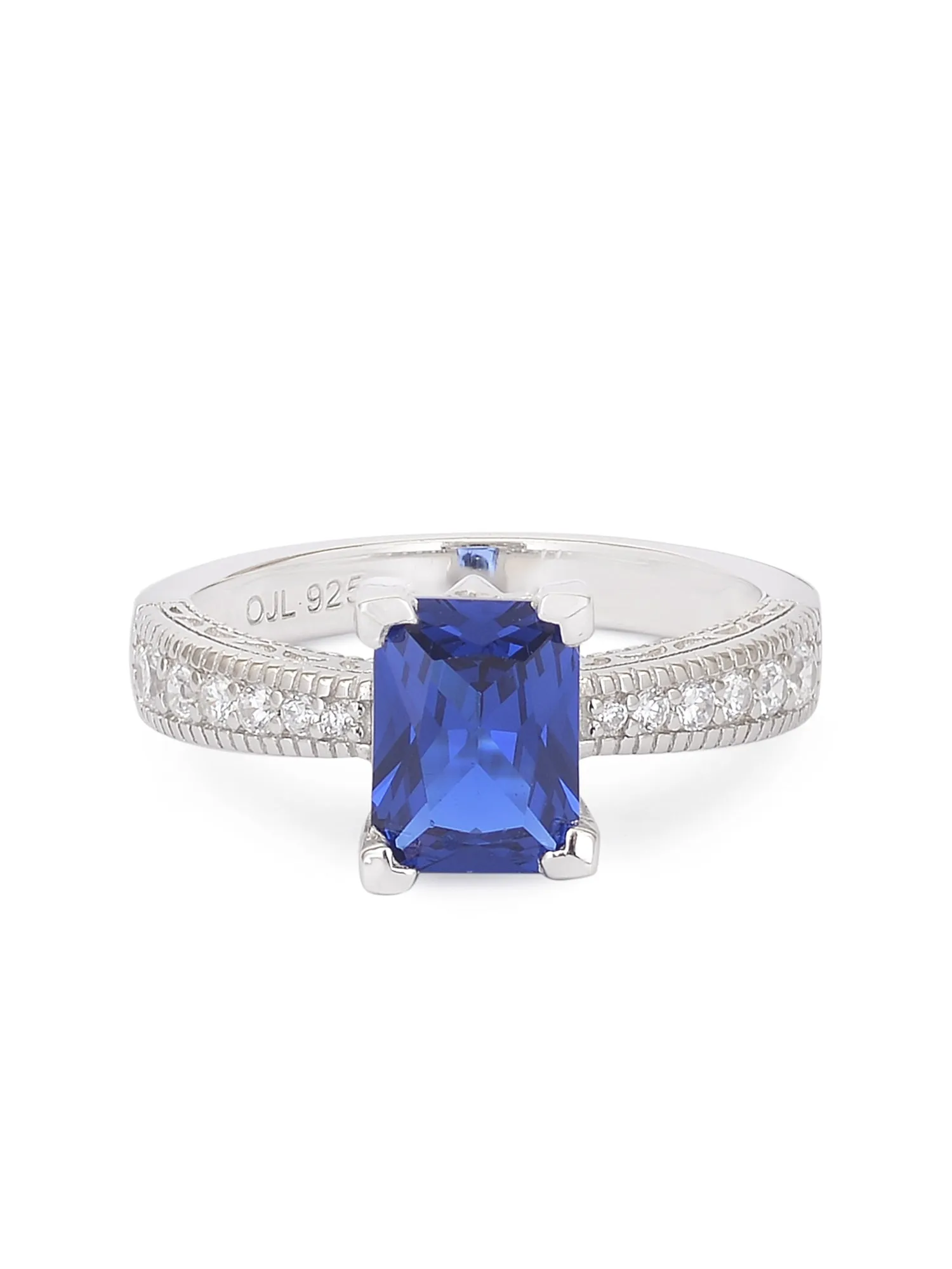 Lab Created Sapphire Women Ring